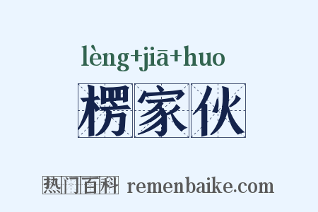 楞家伙是什么意思的图片